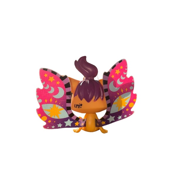 littlest pet shop # 2825 moonlite fairies starry moon fairy with celestial wings - Picture 4 of 7